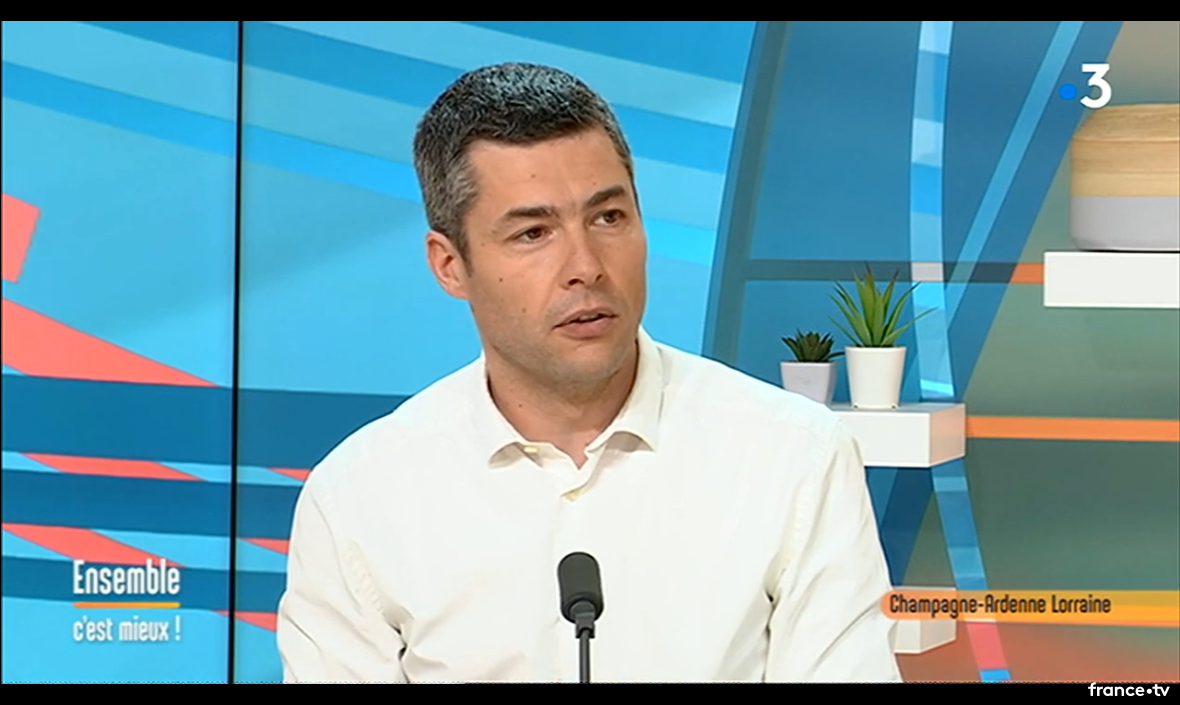 "LA CRÉATION D'ENTREPRISE EST UNE AVENTURE", S. ARNOULD - TV - FRANCE 3 -