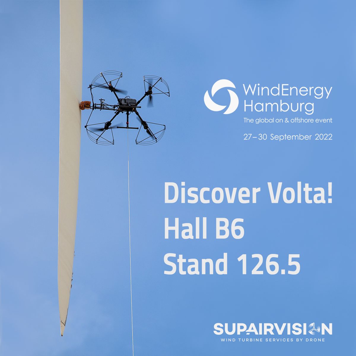VOLTA AT WINDENERGY HAMBURG / B6-126.5